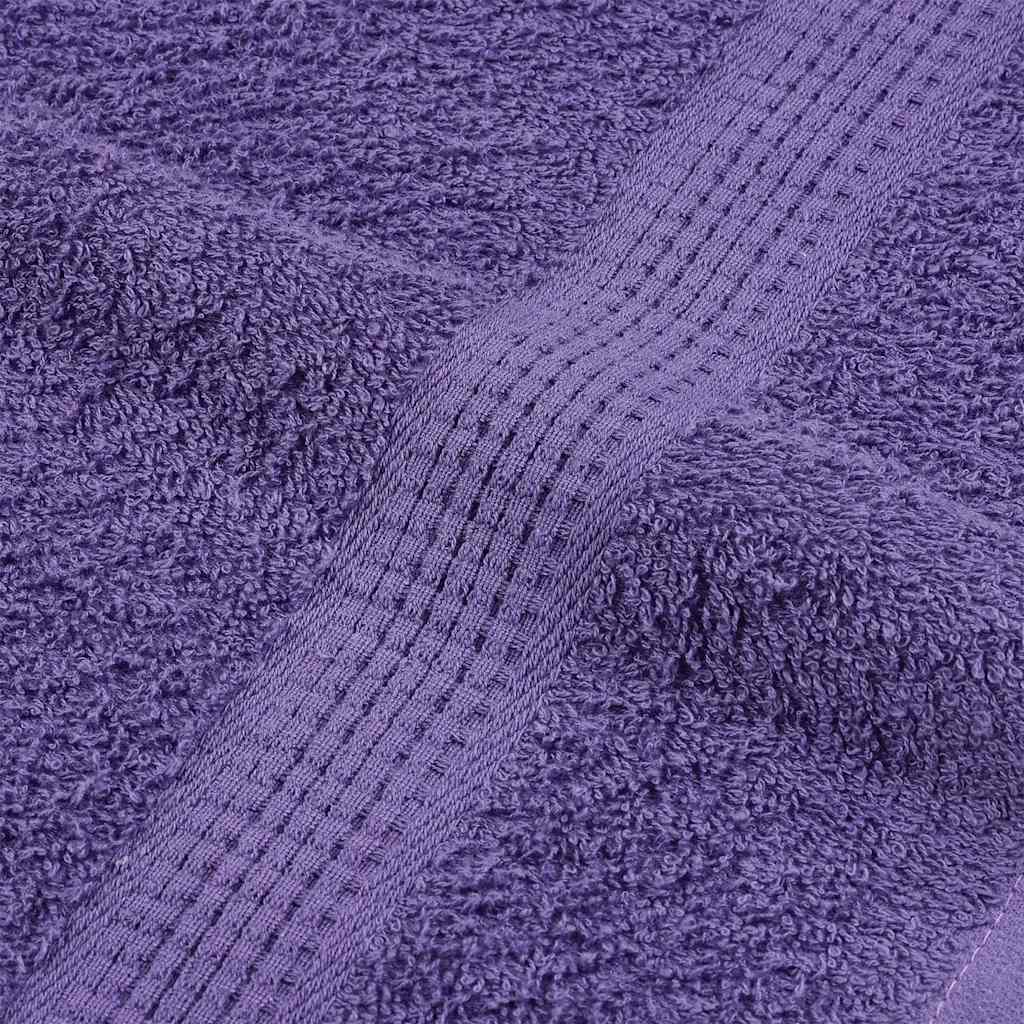 Asciugamani Doccia 4 pz Viola 70x140 cm 360 g/m² 100% Cotone