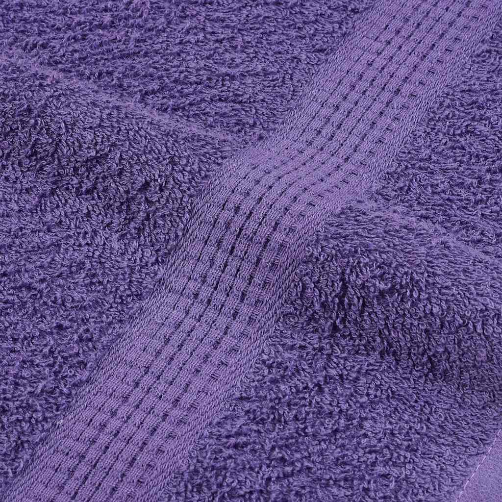 Asciugamani per Sauna 2 pz Viola 80x200cm 360g/m² 100% Cotone