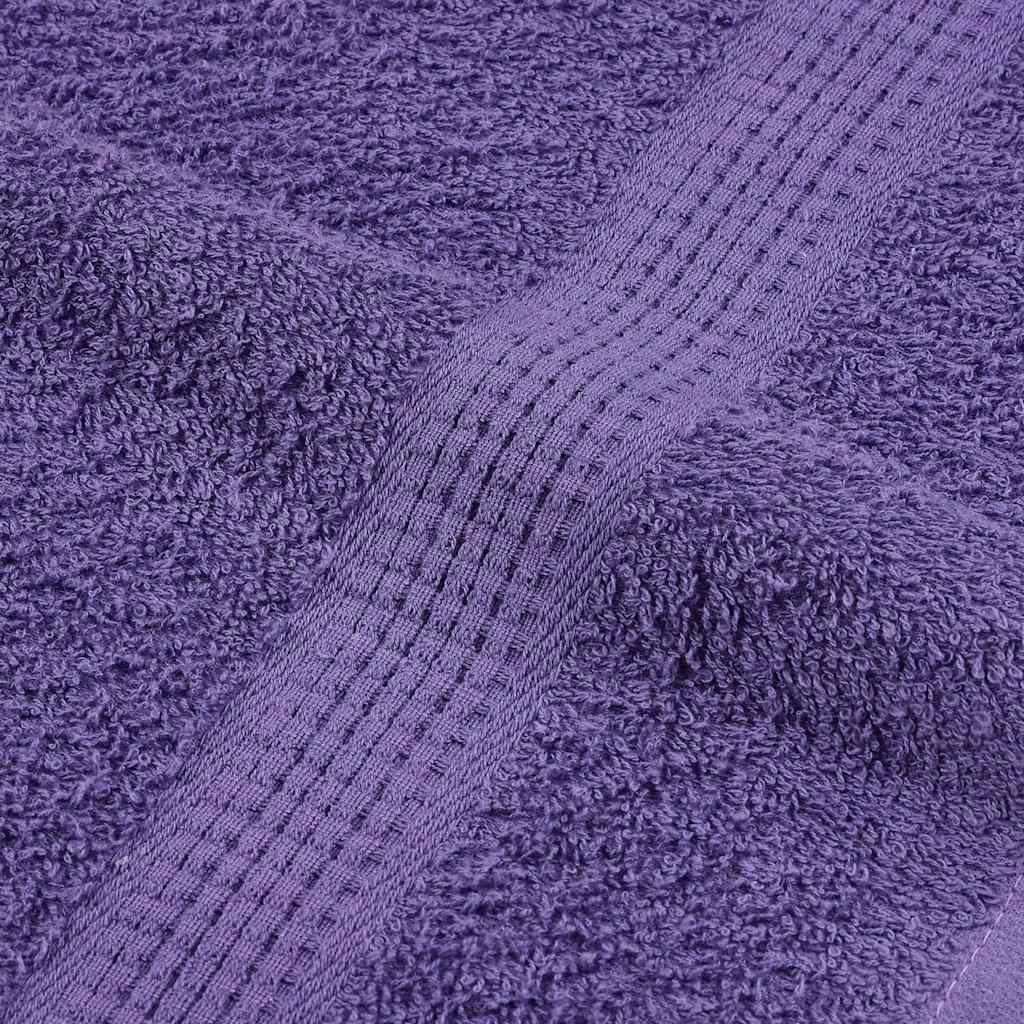 Asciugamani per Sauna 4 pz Viola 80x200cm 360g/m² 100% Cotone