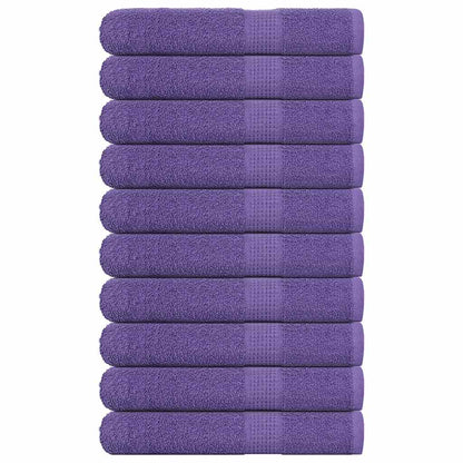 Asciugamani 10 pz Viola 100x200 cm 360 g/m² 100% Cotone