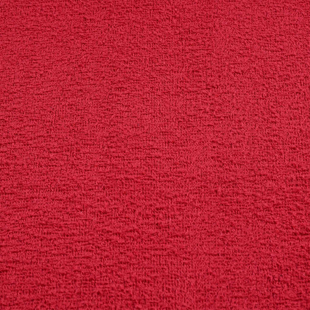 Asciugamani 10 pz Rossi 50x100 cm 360 g/m² 100% Cotone