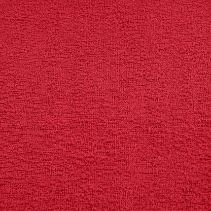 Asciugamani 10 pz Rossi 50x100 cm 360 g/m² 100% Cotone