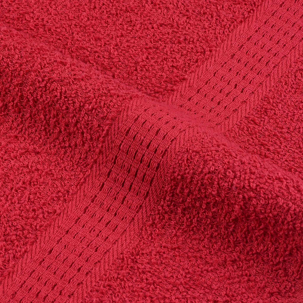 Asciugamani Doccia 4 pz Rossi 70x140 cm 360 g/m² 100% Cotone