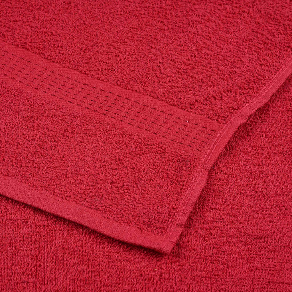 Asciugamani FROGN 4 pz Rosso 100x200 cm 360 g/m²