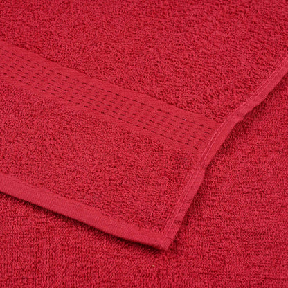 Asciugamani FROGN 4 pz Rosso 100x200 cm 360 g/m²