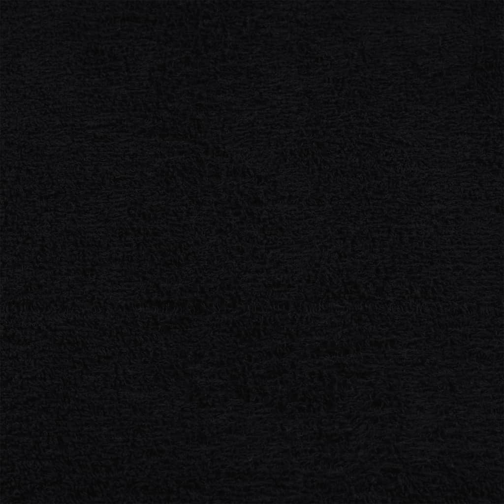 Asciugamani FROGN 2 pz Nero 50x100 cm 360 g/m²