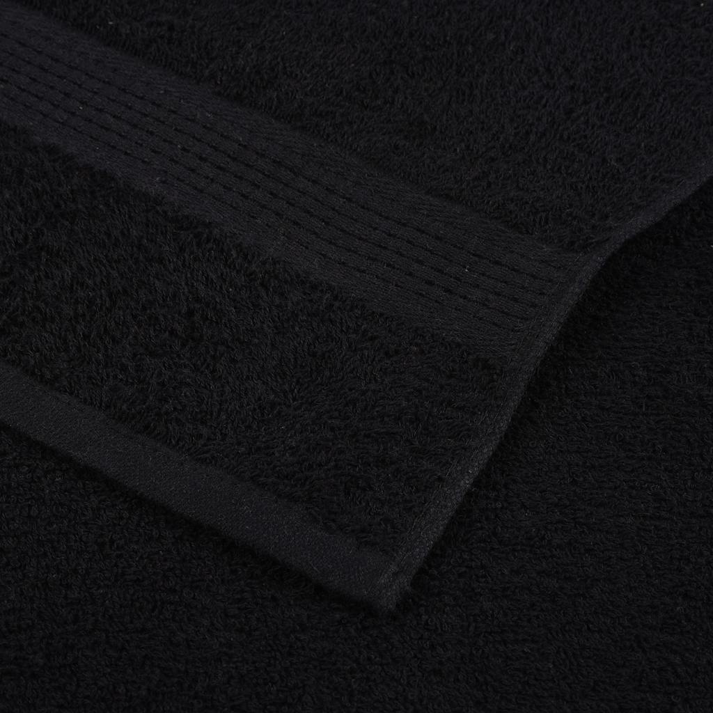 Asciugamani da doccia FROGN 2 pz Nero 70x140 cm 360 g/m²
