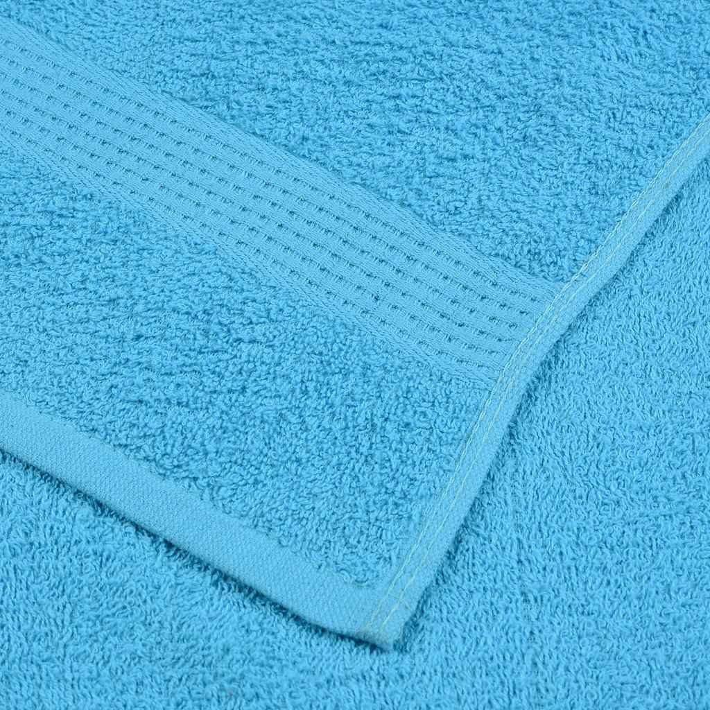 Asciugamani Sapone 4 pz Turchesi 30x30 cm 360 g/m² 100% Cotone