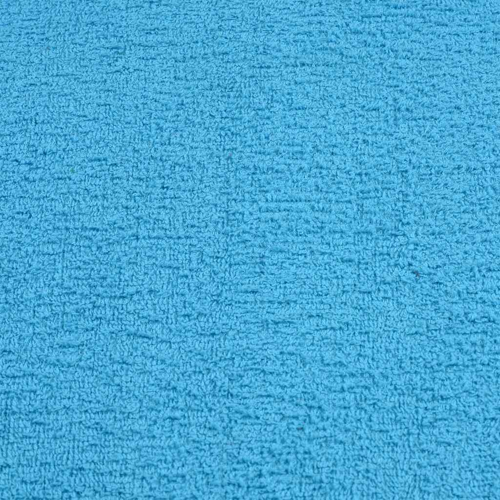 Asciugamani per ospiti FROGN 10 pz Turchese 30x50 cm 360 g/m²