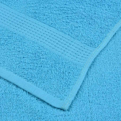 Asciugamani 4 pz Turchesi 50x100 cm 360 g/m² 100% Cotone