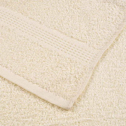 Asciugamani Doccia 10 pz Crema 70x140 cm 360 g/m² 100% Cotone