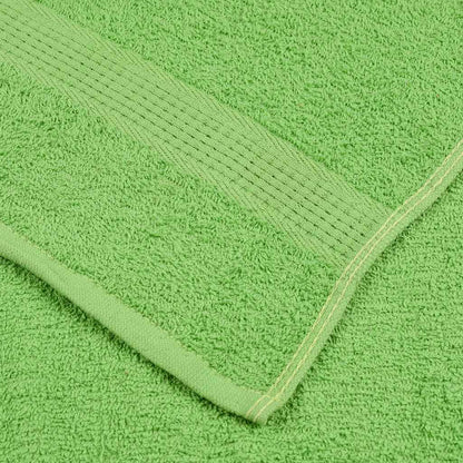 Asciugamani 2 pz Verde Mela 50x100 cm 360 g/m² 100% Cotone