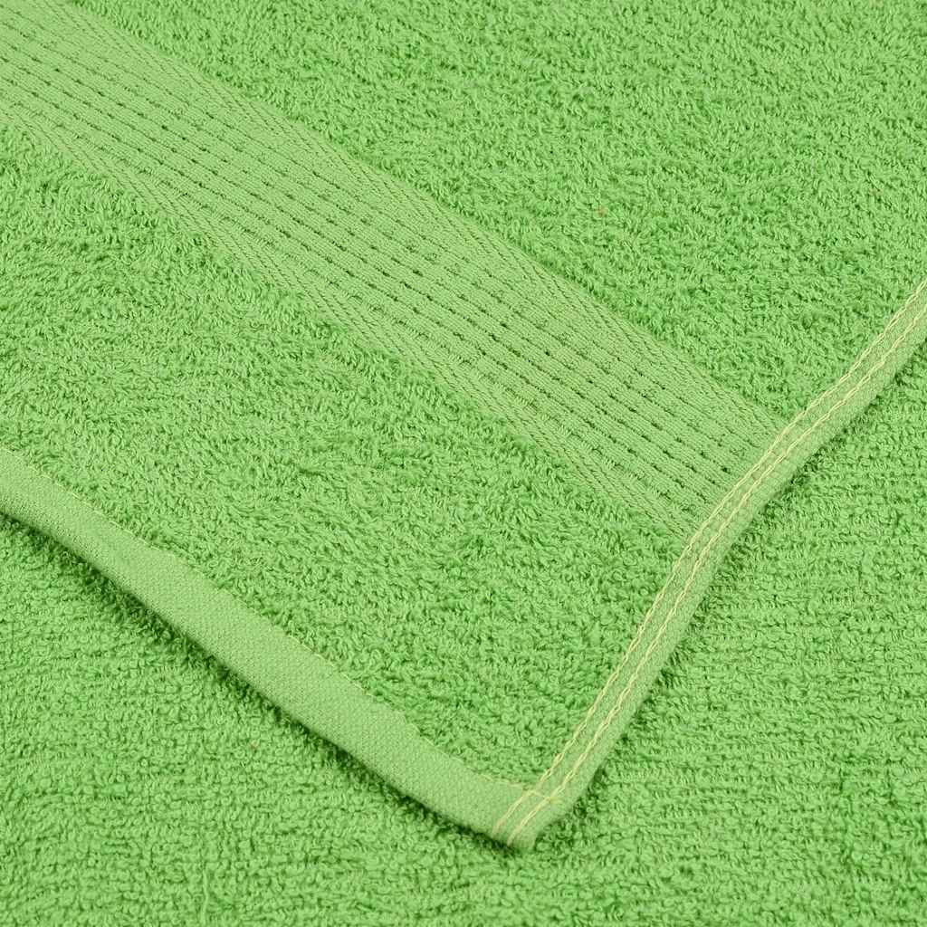 Asciugamani 4 pz Verde Mela 50x100 cm 360 g/m² 100% Cotone