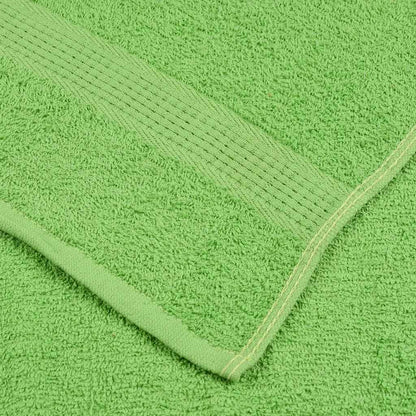 Asciugamani 4 pz Verde Mela 50x100 cm 360 g/m² 100% Cotone