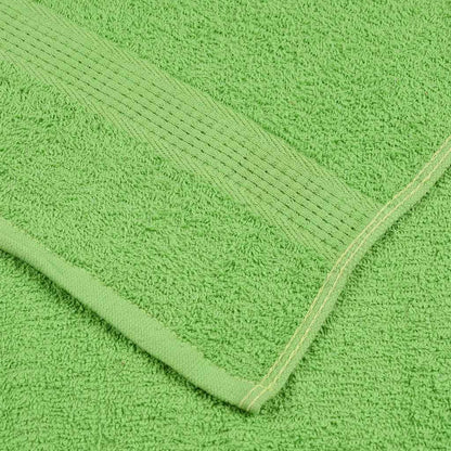 Asciugamani 10 pz Verde Mela 50x100 cm 360 g/m² 100% Cotone