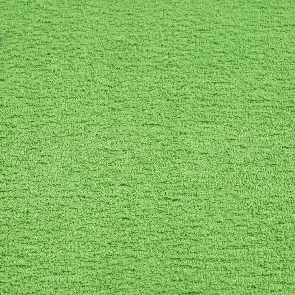 Asciugamani da Bagno 4 pz Verde Mela 100x150 cm 360 g/m² Cotone