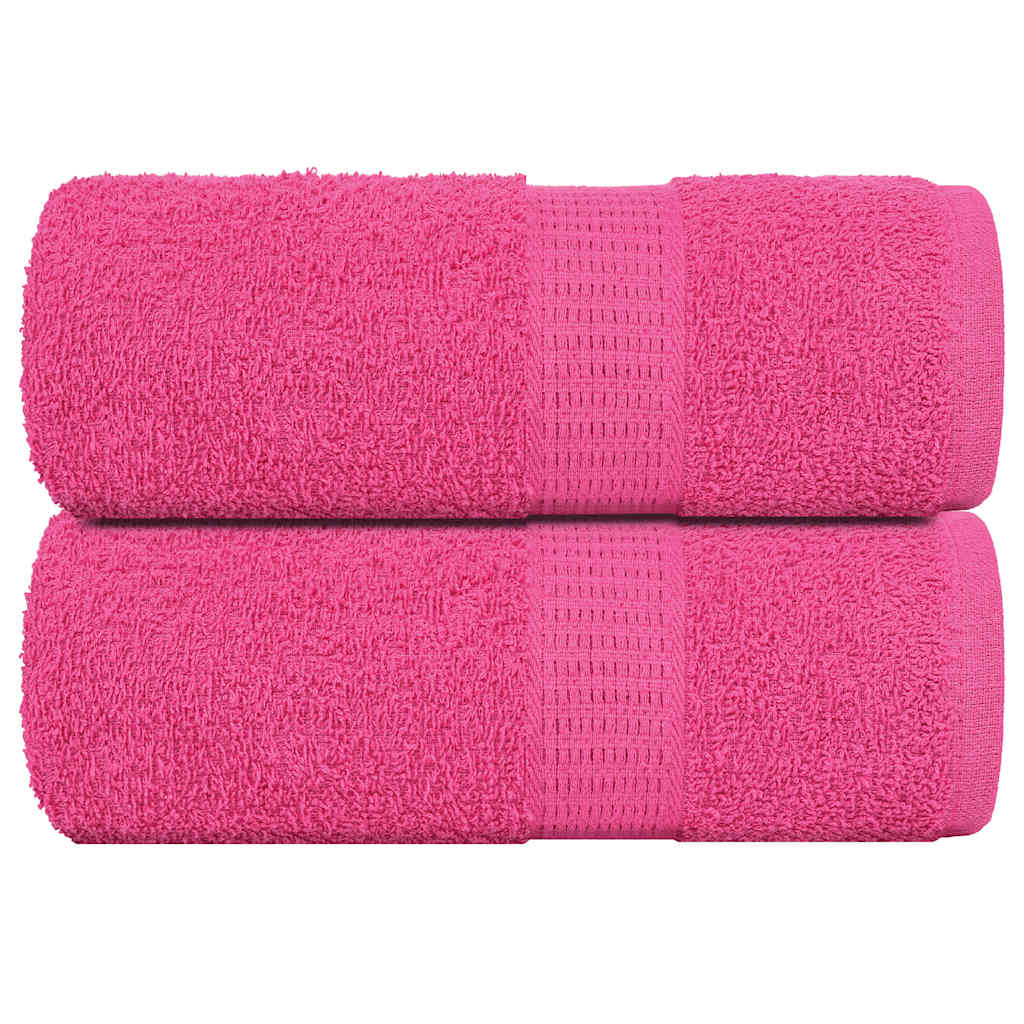 Asciugamani per Sapone 2 pz Rosa 30x30 cm 360 g/m² 100% Cotone