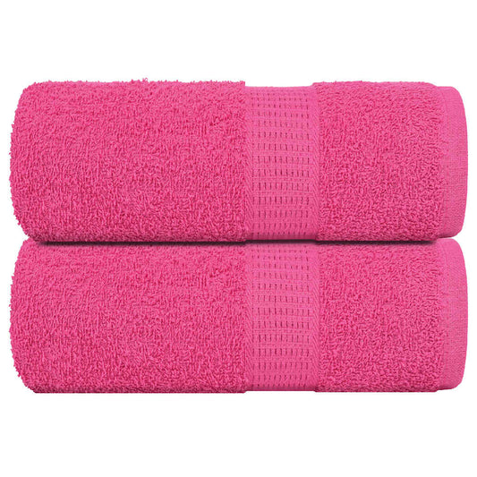 Asciugamani per Sapone 2 pz Rosa 30x30 cm 360 g/m² 100% Cotone