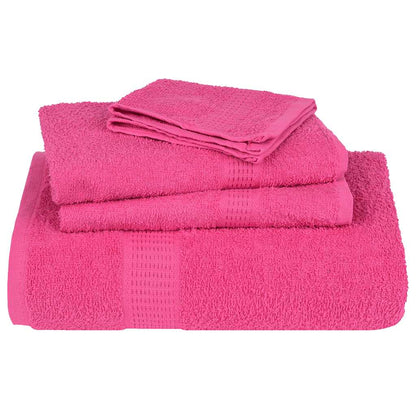 Asciugamani per Sapone 10 pz Rosa 30x30 cm 360 g/m² 100% Cotone