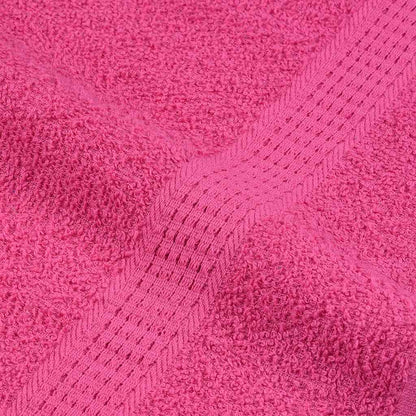 Asciugamani Ospiti 4 pz Rosa 30x50 cm 360 g/m² 100% Cotone