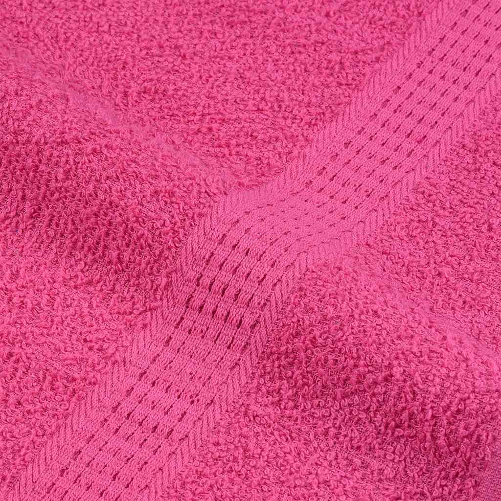 Asciugamani Ospiti 10 pz Rosa 30x50 cm 360 g/m² 100% Cotone