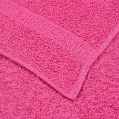 Asciugamani 2 pz Rosa 100x200 cm 360 g/m² 100% Cotone