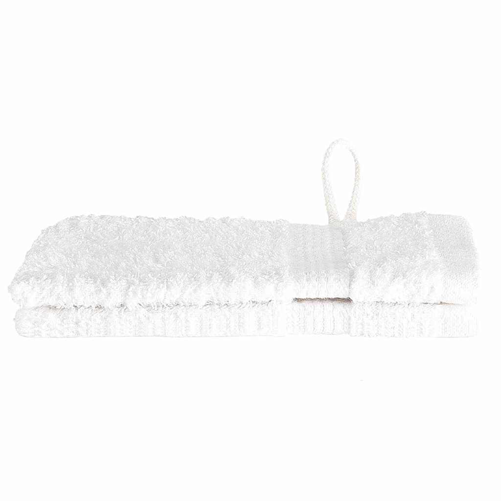 Panni per il viso SOLUND 2 pcs Bianco Cotone - homemem39