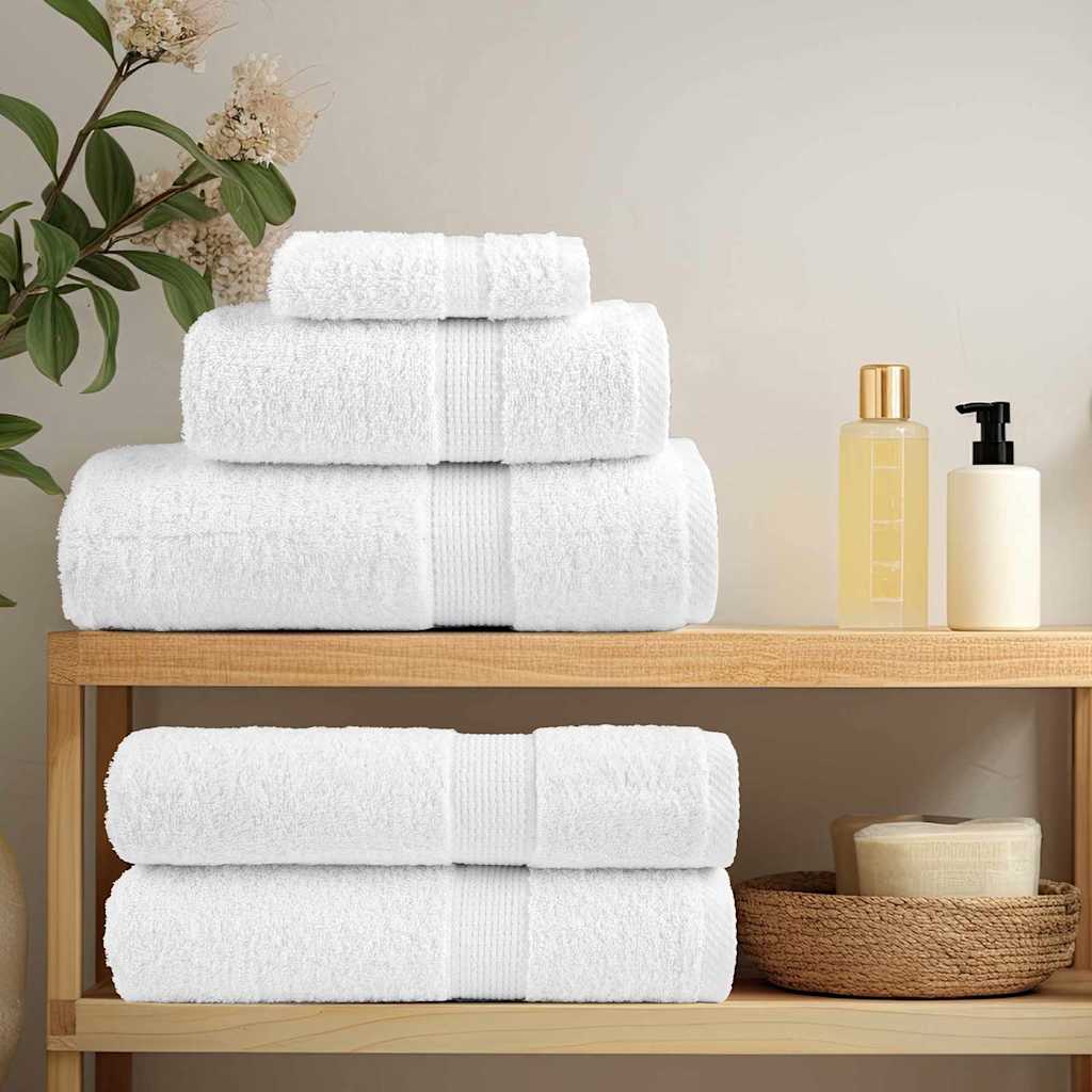 Asciugamano per Ospiti SOLUND 10 pz Bianco 15 x 21 cm 550 gsm | homemem39