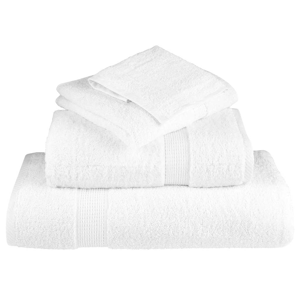Asciugamano per Ospiti SOLUND 10 pz Bianco 15 x 21 cm 550 gsm | homemem39