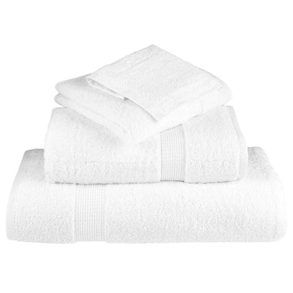 Asciugamano per Ospiti SOLUND 10 pz Bianco 15 x 21 cm 550 gsm | homemem39