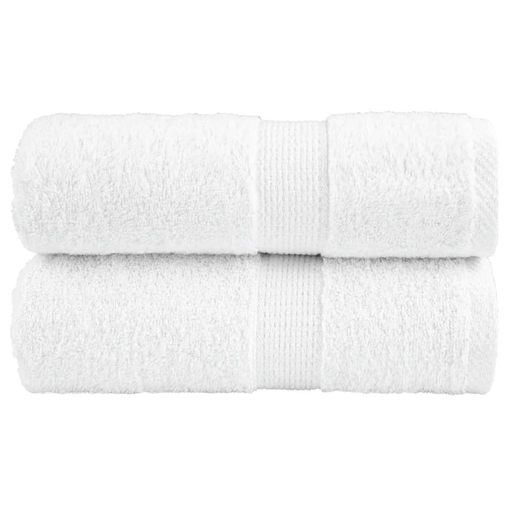Asciugamani per ospiti Premium SOLUND 2 pz Bianco 30x50 cm | homemem39