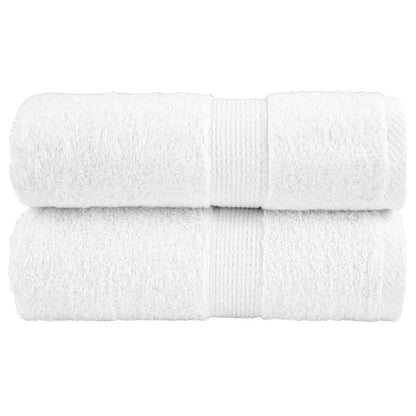Asciugamani per ospiti Premium SOLUND 2 pz Bianco 30x50 cm | homemem39