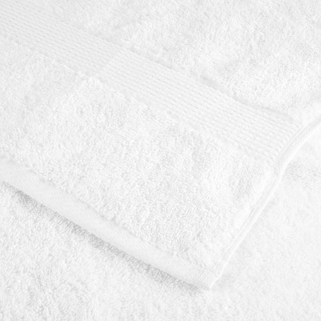 Asciugamani da doccia premium SOLUND 2 pezzi Bianco 70x140 cm 600 g/m² - homemem39