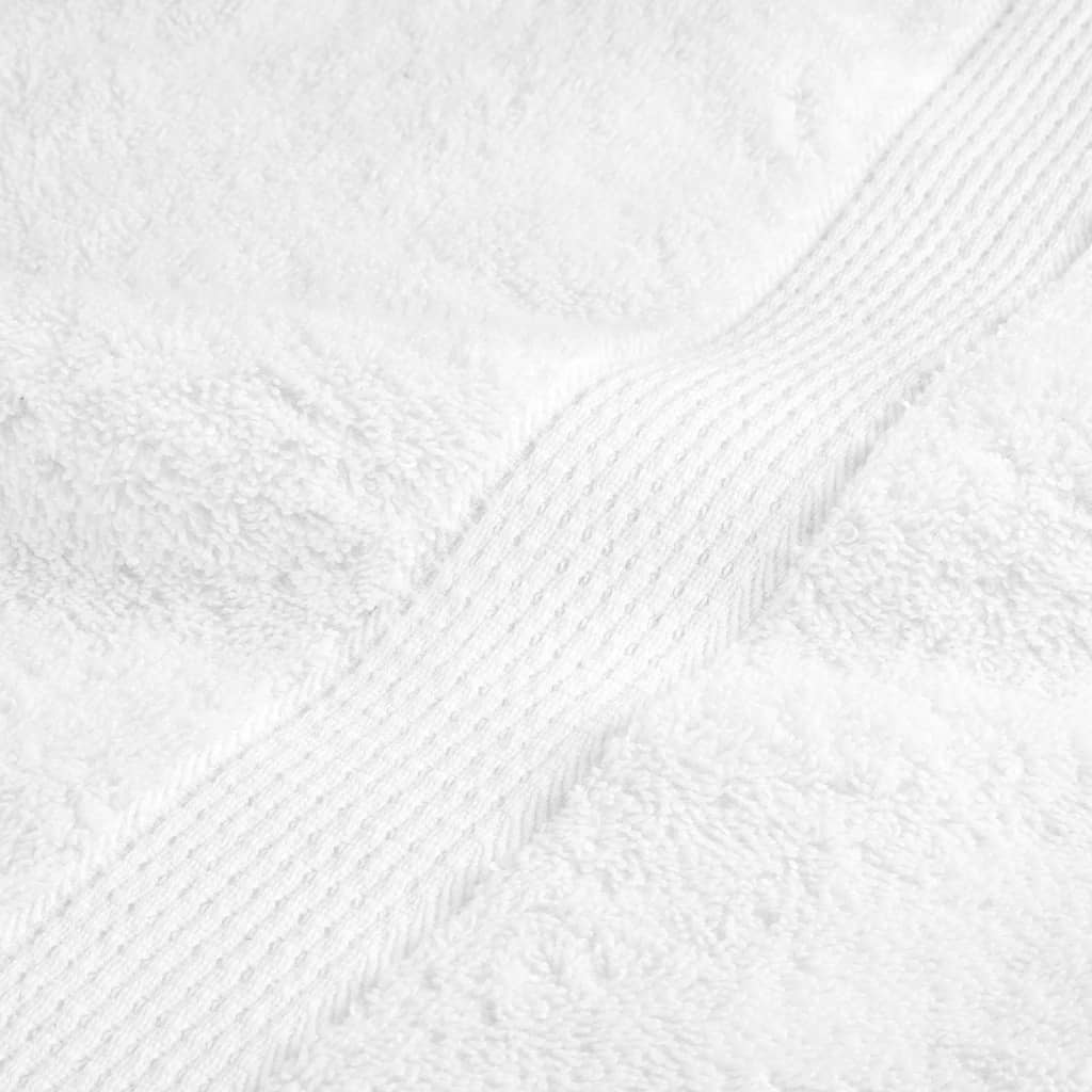 Asciugamani da doccia premium SOLUND 2 pezzi Bianco 70x140 cm 600 g/m² | homemem39