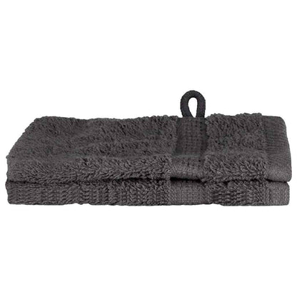 Panni per il viso SOLUND 2 pcs Antracite Cotone - homemem39