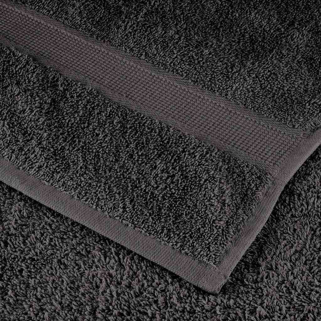 Asciugamano per Ospiti SOLUND 4 pz Antracite 15 x 21 cm 550 gsm | homemem39