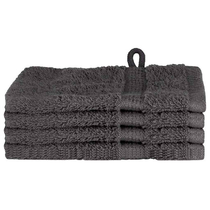 Asciugamano per Ospiti SOLUND 4 pz Antracite 15 x 21 cm 550 gsm | homemem39