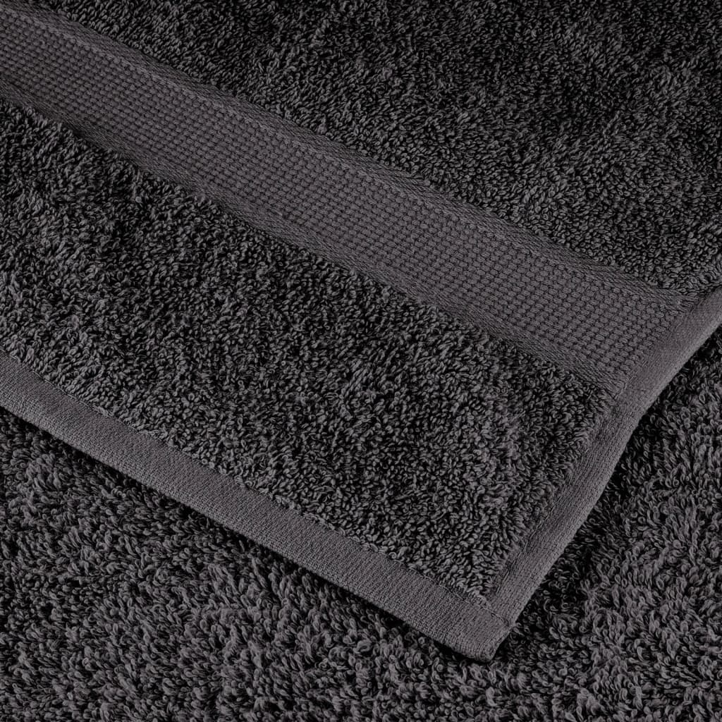 Asciugamani per ospiti Premium SOLUND 4 pz Antracite 30x50 cm