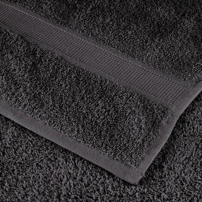 Asciugamani da bagno Premium SOLUND 50 pz Antracite 100x150 cm