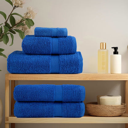 Asciugamani Premium SOLUND 2 pz Blu 30x30 cm 600 g/m²