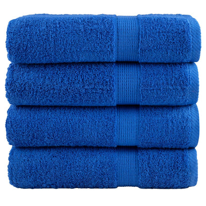 Asciugamani da doccia premium SOLUND 4 pz blu 70x140cm 600 g/m²