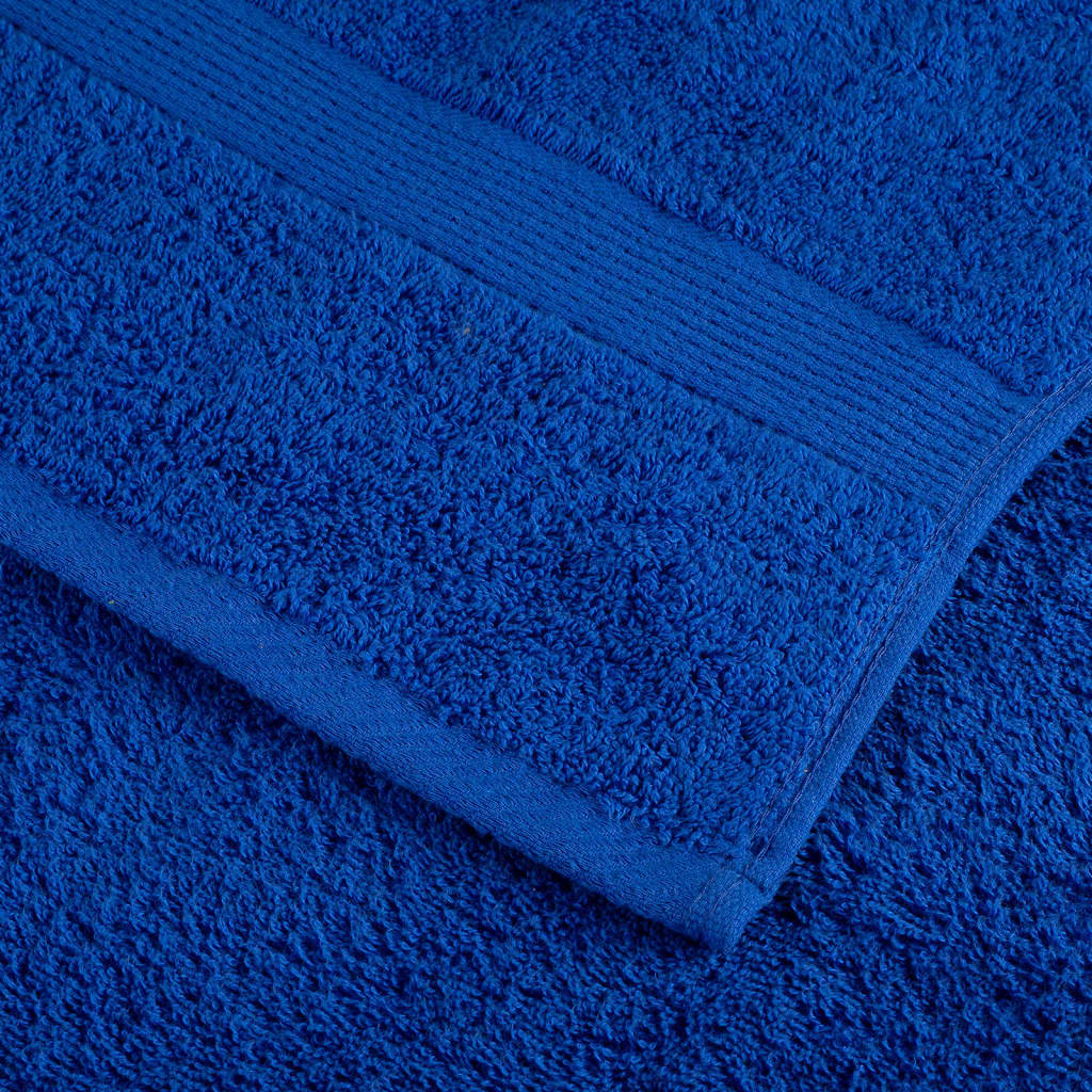 Asciugamani da Doccia SOLUND 10 pz Blu 70x140 cm 600gsm