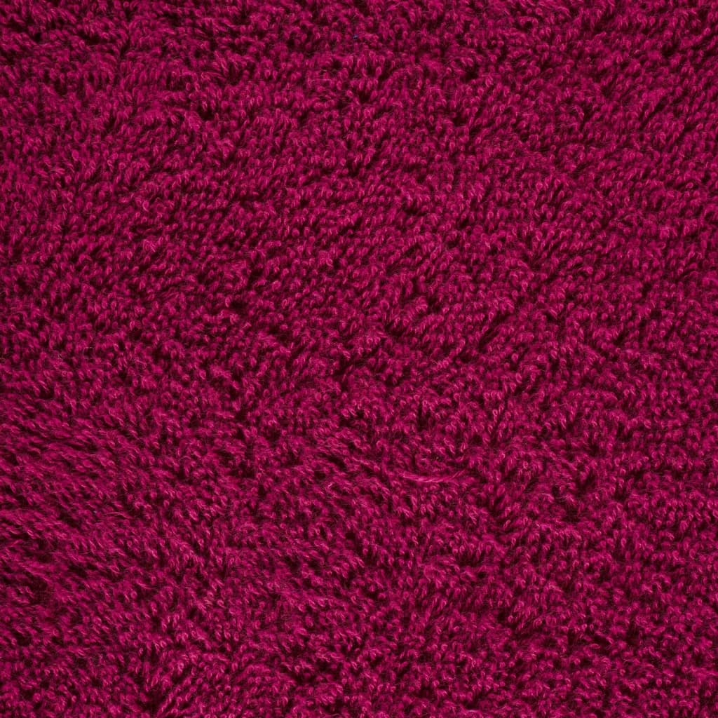 Asciugamani Ospiti SOLUND 2 pz Bordeaux 30x50 cm 600gsm - homemem39