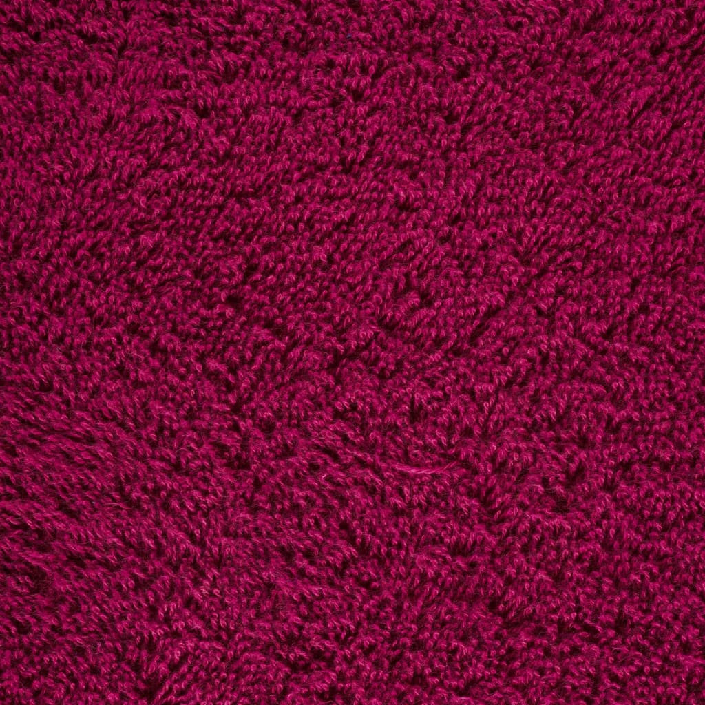 Asciugamani da Doccia SOLUND 2 pz Bordeaux 70x140cm 600gsm - homemem39