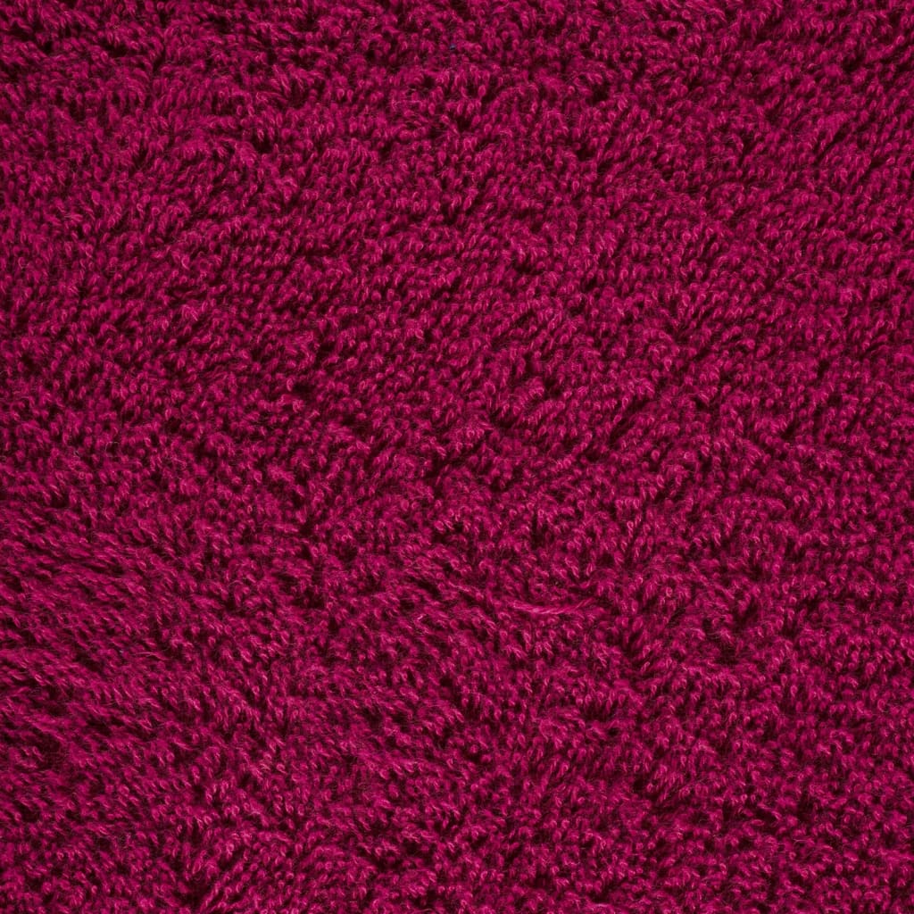 Asciugamani da Doccia SOLUND 4 pz Bordeaux 70x140cm 600gsm