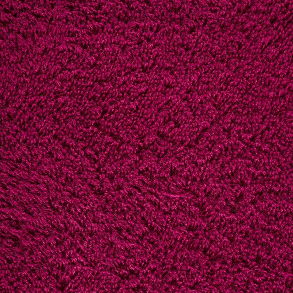 Asciugamani Doccia SOLUND 10 pz Bordeaux 70x140 cm 600gsm