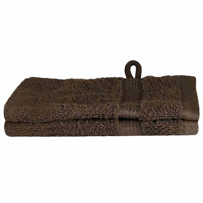 Panni per il viso SOLUND 2 pcs Marrone Cotone - homemem39