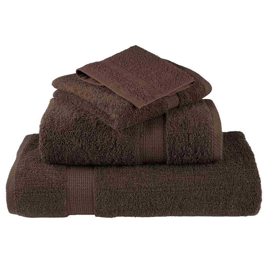 Panni per il viso SOLUND 4 pcs Marrone Cotone - homemem39