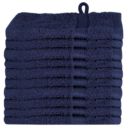 Panni per il viso SOLUND 10 pcs Blu marino Cotone - homemem39