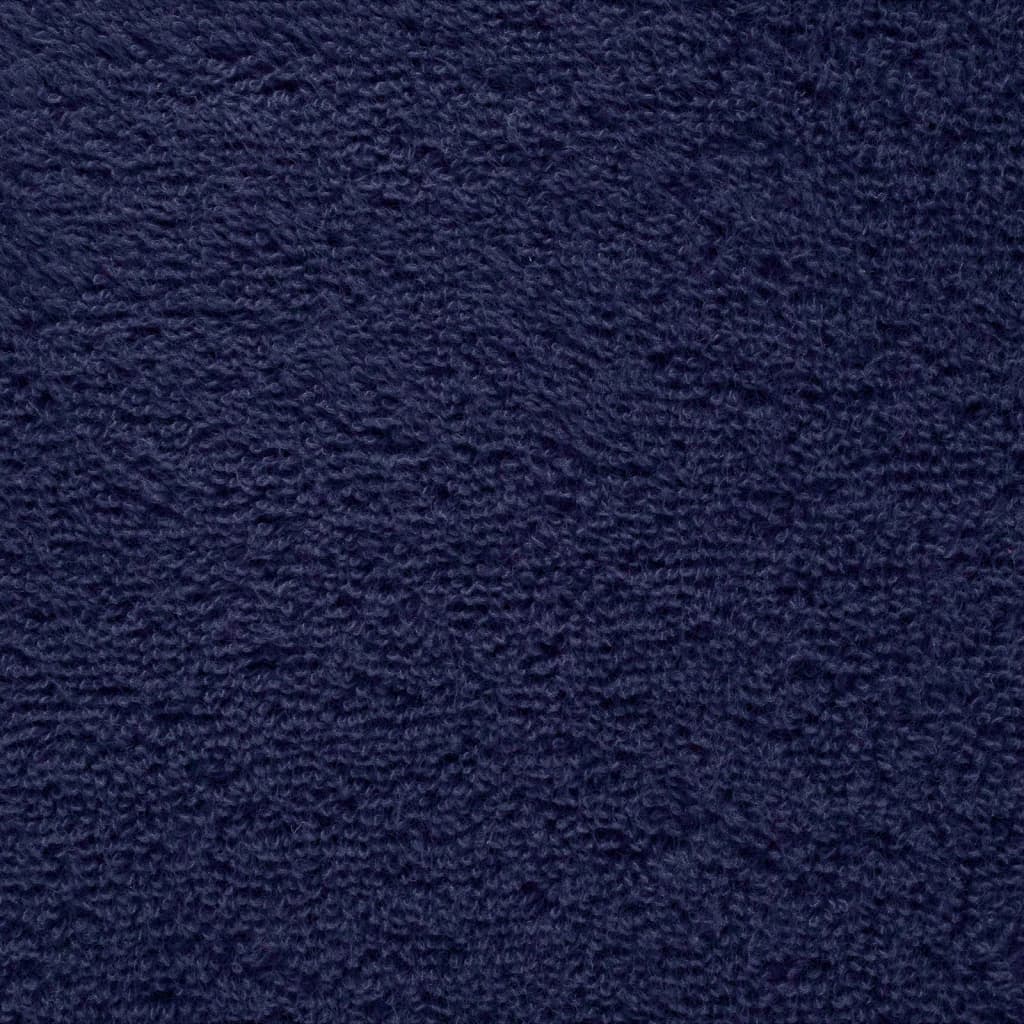 Asciugamani Ospiti SOLUND 2 pz Blu Navy 30x50 cm 600gsm - homemem39